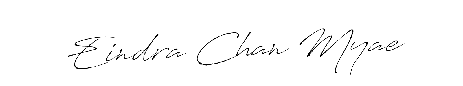 Also we have Eindra Chan Myae name is the best signature style. Create professional handwritten signature collection using Antro_Vectra autograph style. Eindra Chan Myae signature style 6 images and pictures png