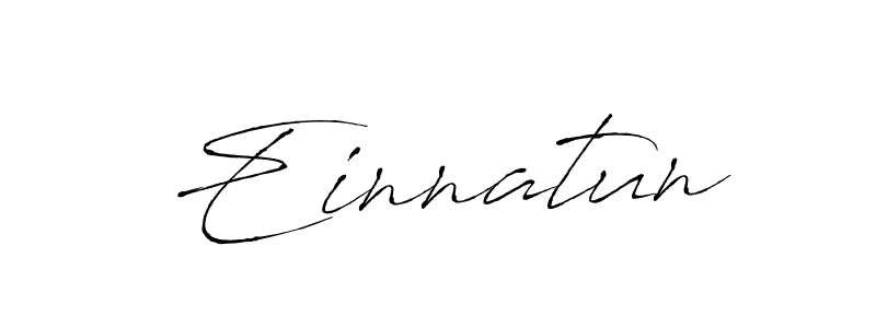 Design your own signature with our free online signature maker. With this signature software, you can create a handwritten (Antro_Vectra) signature for name Einnatun. Einnatun signature style 6 images and pictures png