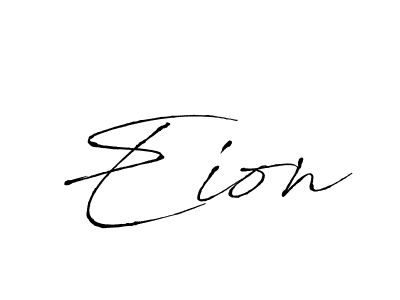 How to make Eion name signature. Use Antro_Vectra style for creating short signs online. This is the latest handwritten sign. Eion signature style 6 images and pictures png