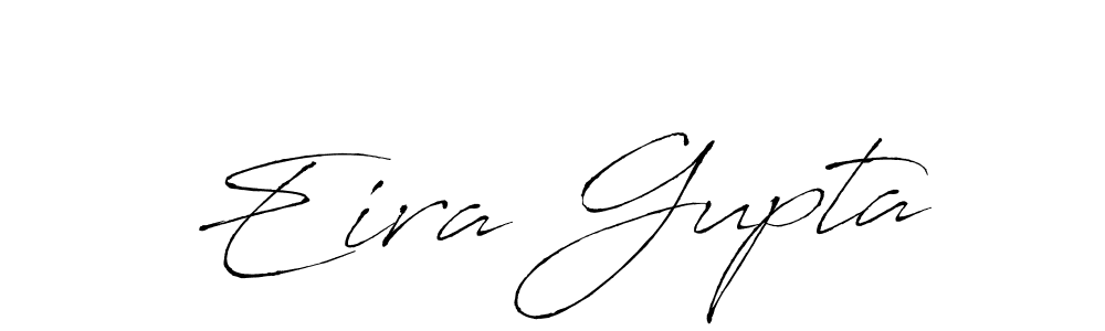 Make a beautiful signature design for name Eira Gupta. With this signature (Antro_Vectra) style, you can create a handwritten signature for free. Eira Gupta signature style 6 images and pictures png