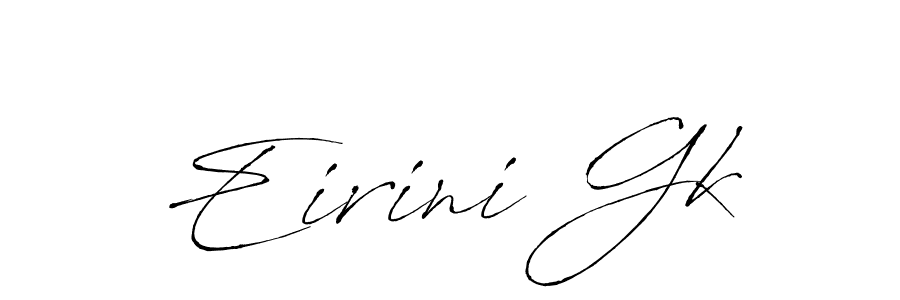 It looks lik you need a new signature style for name Eirini Gk. Design unique handwritten (Antro_Vectra) signature with our free signature maker in just a few clicks. Eirini Gk signature style 6 images and pictures png