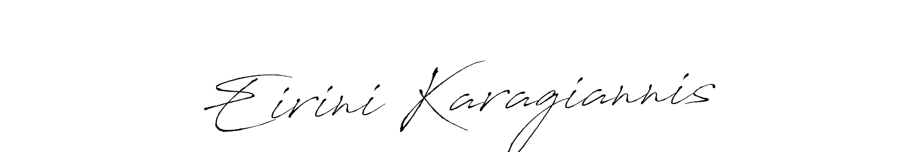 Antro_Vectra is a professional signature style that is perfect for those who want to add a touch of class to their signature. It is also a great choice for those who want to make their signature more unique. Get Eirini Karagiannis name to fancy signature for free. Eirini Karagiannis signature style 6 images and pictures png