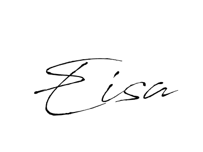 Create a beautiful signature design for name Eisa. With this signature (Antro_Vectra) fonts, you can make a handwritten signature for free. Eisa signature style 6 images and pictures png