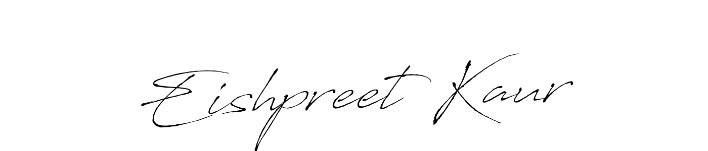 How to make Eishpreet Kaur name signature. Use Antro_Vectra style for creating short signs online. This is the latest handwritten sign. Eishpreet Kaur signature style 6 images and pictures png