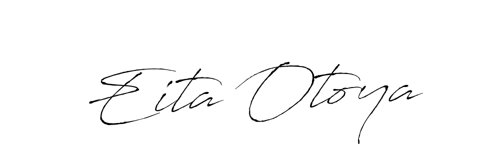 Make a beautiful signature design for name Eita Otoya. With this signature (Antro_Vectra) style, you can create a handwritten signature for free. Eita Otoya signature style 6 images and pictures png