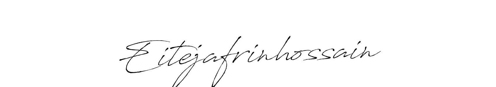 This is the best signature style for the Eitejafrinhossain name. Also you like these signature font (Antro_Vectra). Mix name signature. Eitejafrinhossain signature style 6 images and pictures png