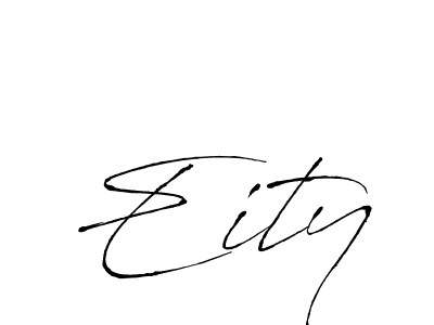 Make a beautiful signature design for name Eity. With this signature (Antro_Vectra) style, you can create a handwritten signature for free. Eity signature style 6 images and pictures png