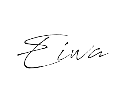 Antro_Vectra is a professional signature style that is perfect for those who want to add a touch of class to their signature. It is also a great choice for those who want to make their signature more unique. Get Eiwa name to fancy signature for free. Eiwa signature style 6 images and pictures png