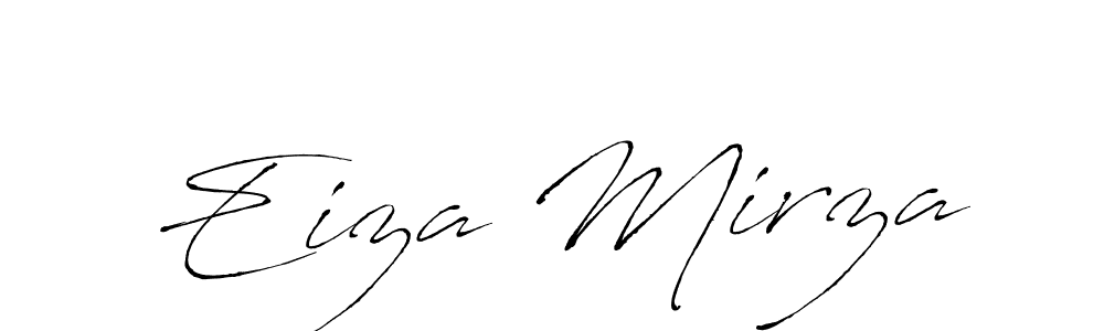 You should practise on your own different ways (Antro_Vectra) to write your name (Eiza Mirza) in signature. don't let someone else do it for you. Eiza Mirza signature style 6 images and pictures png