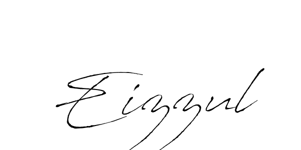 Eizzul stylish signature style. Best Handwritten Sign (Antro_Vectra) for my name. Handwritten Signature Collection Ideas for my name Eizzul. Eizzul signature style 6 images and pictures png