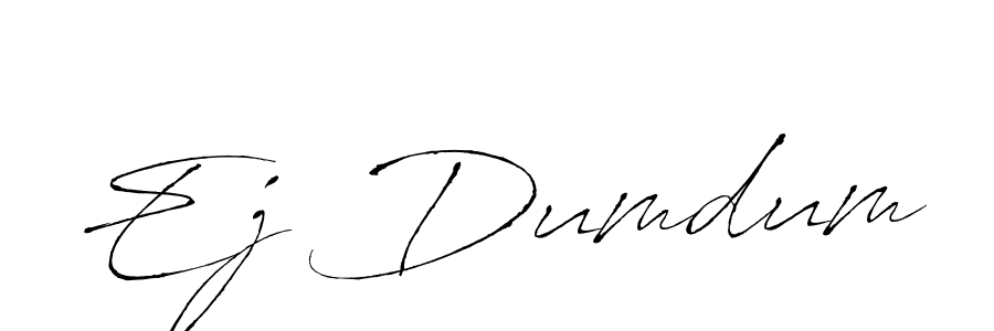 How to make Ej Dumdum signature? Antro_Vectra is a professional autograph style. Create handwritten signature for Ej Dumdum name. Ej Dumdum signature style 6 images and pictures png