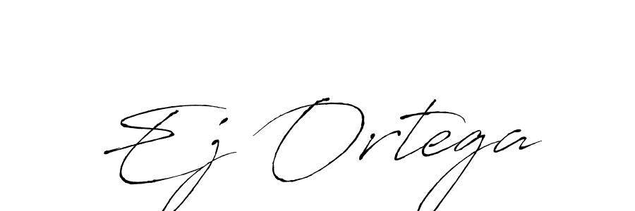 How to make Ej Ortega signature? Antro_Vectra is a professional autograph style. Create handwritten signature for Ej Ortega name. Ej Ortega signature style 6 images and pictures png