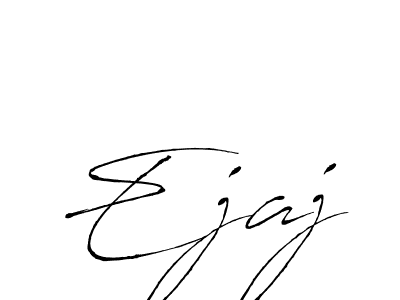 Make a beautiful signature design for name Ejaj. With this signature (Antro_Vectra) style, you can create a handwritten signature for free. Ejaj signature style 6 images and pictures png