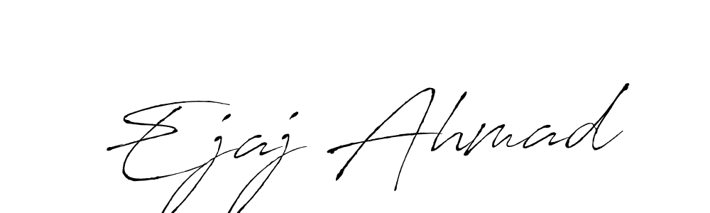 Design your own signature with our free online signature maker. With this signature software, you can create a handwritten (Antro_Vectra) signature for name Ejaj Ahmad. Ejaj Ahmad signature style 6 images and pictures png