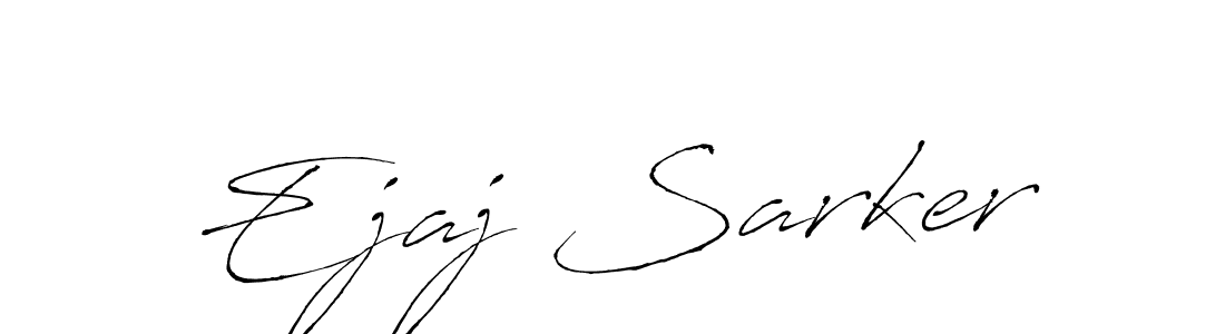 How to make Ejaj Sarker signature? Antro_Vectra is a professional autograph style. Create handwritten signature for Ejaj Sarker name. Ejaj Sarker signature style 6 images and pictures png