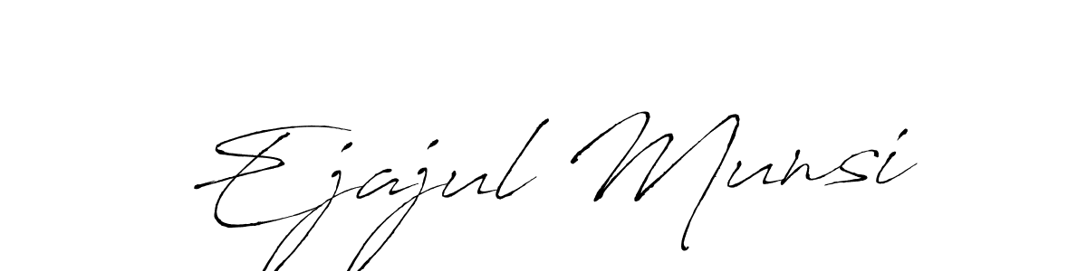 This is the best signature style for the Ejajul Munsi name. Also you like these signature font (Antro_Vectra). Mix name signature. Ejajul Munsi signature style 6 images and pictures png