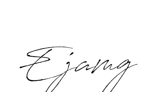 Antro_Vectra is a professional signature style that is perfect for those who want to add a touch of class to their signature. It is also a great choice for those who want to make their signature more unique. Get Ejamg name to fancy signature for free. Ejamg signature style 6 images and pictures png