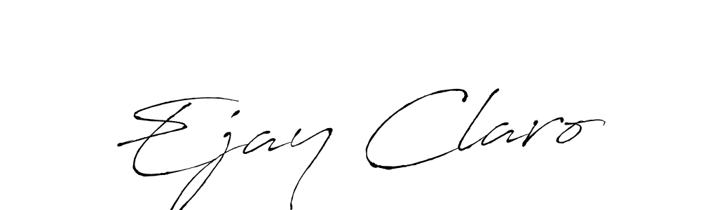 Also You can easily find your signature by using the search form. We will create Ejay Claro name handwritten signature images for you free of cost using Antro_Vectra sign style. Ejay Claro signature style 6 images and pictures png
