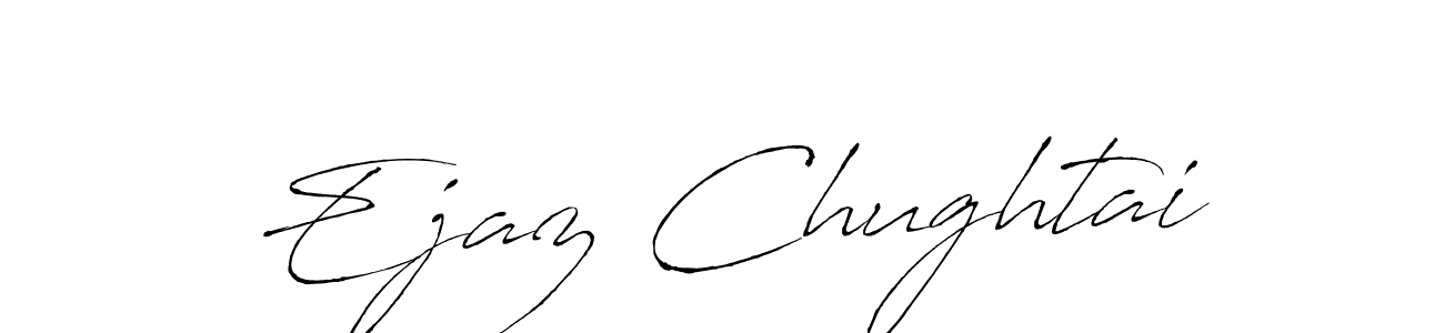Use a signature maker to create a handwritten signature online. With this signature software, you can design (Antro_Vectra) your own signature for name Ejaz Chughtai. Ejaz Chughtai signature style 6 images and pictures png