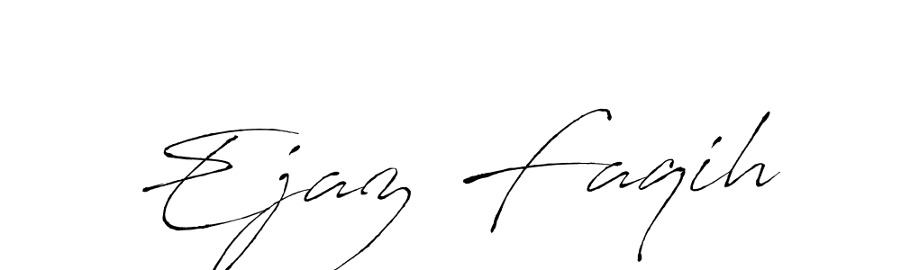 Use a signature maker to create a handwritten signature online. With this signature software, you can design (Antro_Vectra) your own signature for name Ejaz Faqih. Ejaz Faqih signature style 6 images and pictures png