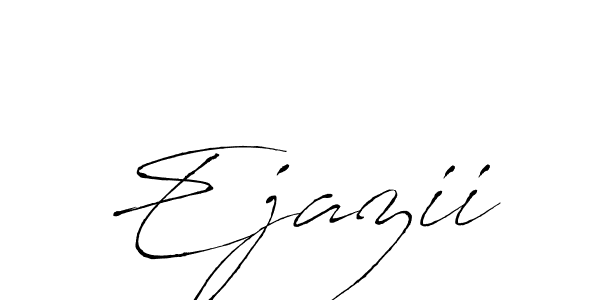 The best way (Antro_Vectra) to make a short signature is to pick only two or three words in your name. The name Ejazii include a total of six letters. For converting this name. Ejazii signature style 6 images and pictures png