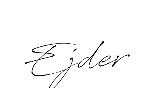 Ejder stylish signature style. Best Handwritten Sign (Antro_Vectra) for my name. Handwritten Signature Collection Ideas for my name Ejder. Ejder signature style 6 images and pictures png