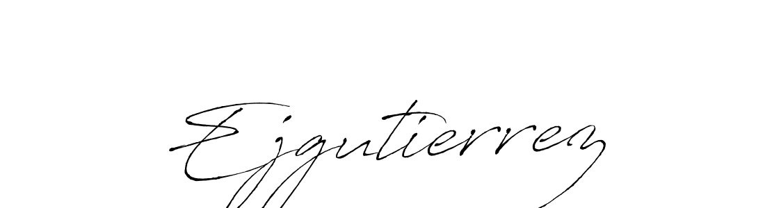 Create a beautiful signature design for name Ejgutierrez. With this signature (Antro_Vectra) fonts, you can make a handwritten signature for free. Ejgutierrez signature style 6 images and pictures png