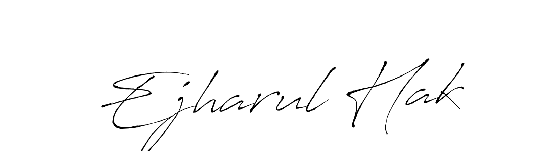 Create a beautiful signature design for name Ejharul Hak. With this signature (Antro_Vectra) fonts, you can make a handwritten signature for free. Ejharul Hak signature style 6 images and pictures png