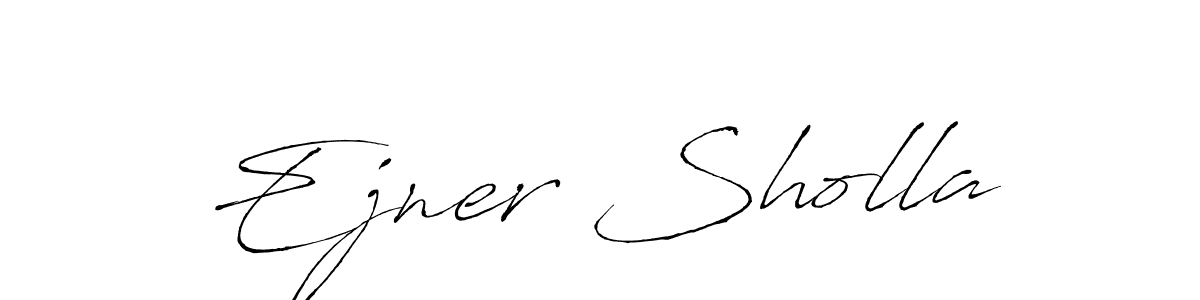 Similarly Antro_Vectra is the best handwritten signature design. Signature creator online .You can use it as an online autograph creator for name Ejner Sholla. Ejner Sholla signature style 6 images and pictures png