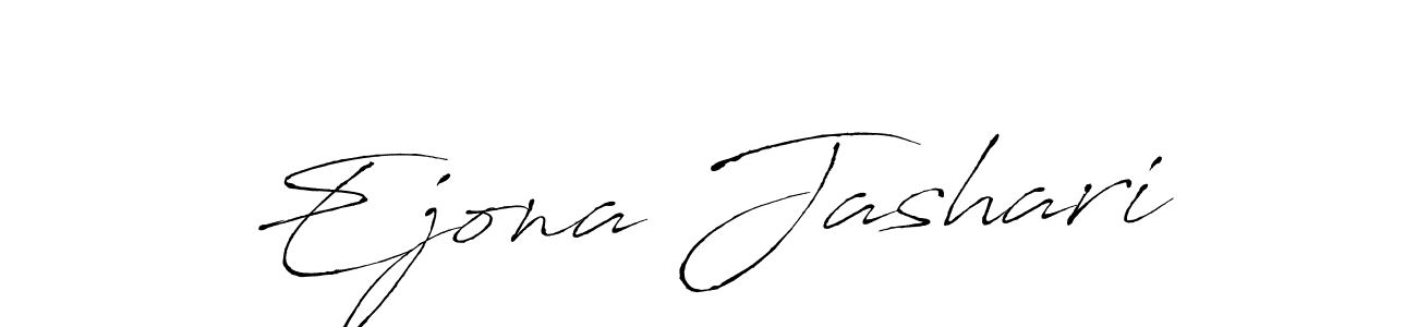 Design your own signature with our free online signature maker. With this signature software, you can create a handwritten (Antro_Vectra) signature for name Ejona Jashari. Ejona Jashari signature style 6 images and pictures png