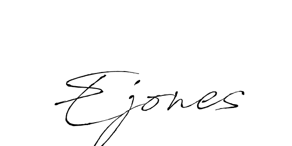 Design your own signature with our free online signature maker. With this signature software, you can create a handwritten (Antro_Vectra) signature for name Ejones. Ejones signature style 6 images and pictures png