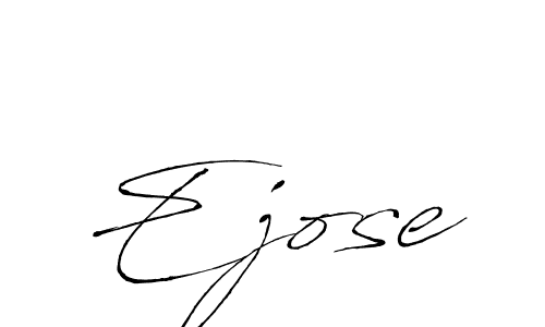 You should practise on your own different ways (Antro_Vectra) to write your name (Ejose) in signature. don't let someone else do it for you. Ejose signature style 6 images and pictures png