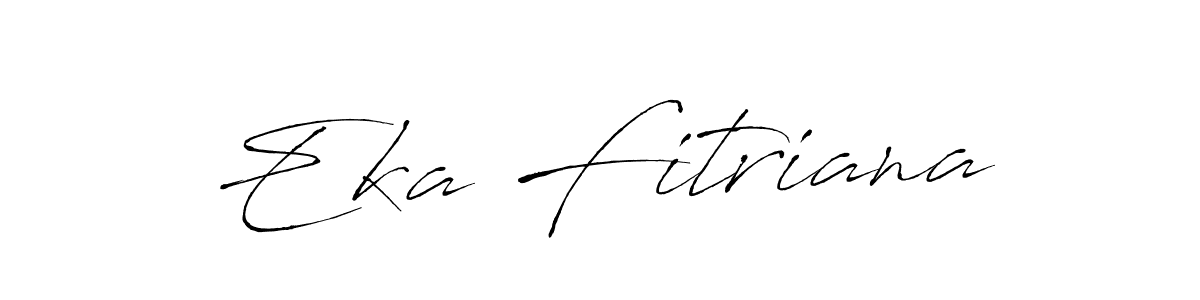 Use a signature maker to create a handwritten signature online. With this signature software, you can design (Antro_Vectra) your own signature for name Eka Fitriana. Eka Fitriana signature style 6 images and pictures png