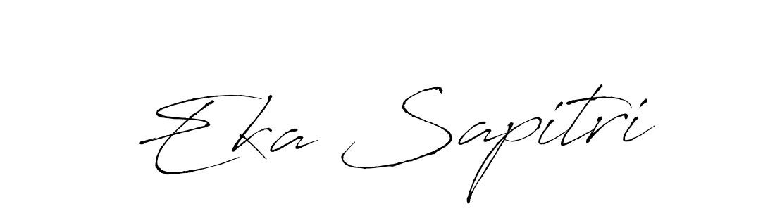 It looks lik you need a new signature style for name Eka Sapitri. Design unique handwritten (Antro_Vectra) signature with our free signature maker in just a few clicks. Eka Sapitri signature style 6 images and pictures png