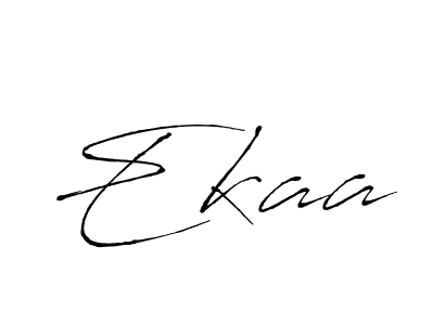 Make a beautiful signature design for name Ekaa. With this signature (Antro_Vectra) style, you can create a handwritten signature for free. Ekaa signature style 6 images and pictures png