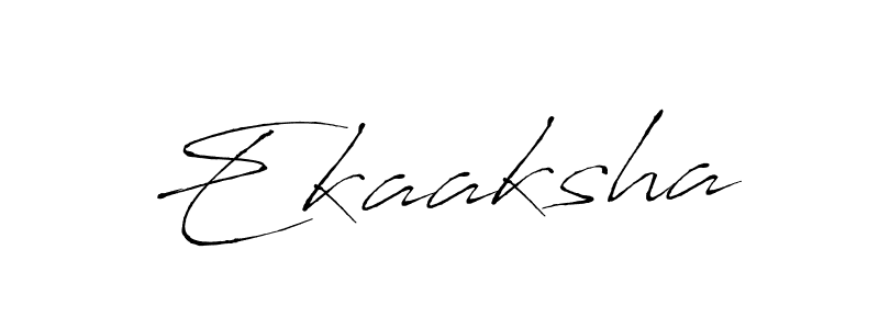 Design your own signature with our free online signature maker. With this signature software, you can create a handwritten (Antro_Vectra) signature for name Ekaaksha. Ekaaksha signature style 6 images and pictures png