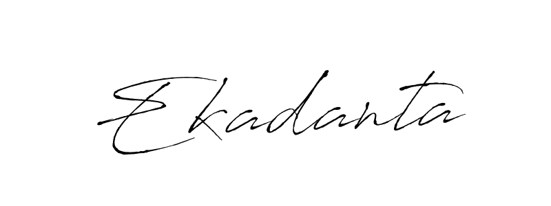 Make a beautiful signature design for name Ekadanta. With this signature (Antro_Vectra) style, you can create a handwritten signature for free. Ekadanta signature style 6 images and pictures png