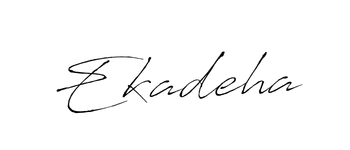 if you are searching for the best signature style for your name Ekadeha. so please give up your signature search. here we have designed multiple signature styles  using Antro_Vectra. Ekadeha signature style 6 images and pictures png