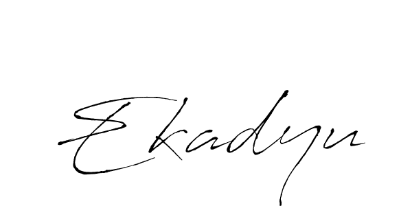 Make a beautiful signature design for name Ekadyu. Use this online signature maker to create a handwritten signature for free. Ekadyu signature style 6 images and pictures png
