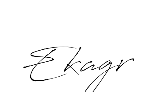 You should practise on your own different ways (Antro_Vectra) to write your name (Ekagr) in signature. don't let someone else do it for you. Ekagr signature style 6 images and pictures png