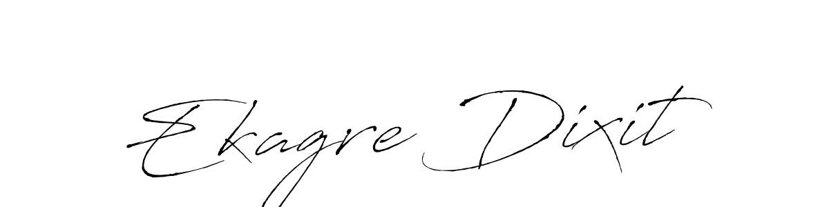 How to make Ekagre Dixit name signature. Use Antro_Vectra style for creating short signs online. This is the latest handwritten sign. Ekagre Dixit signature style 6 images and pictures png