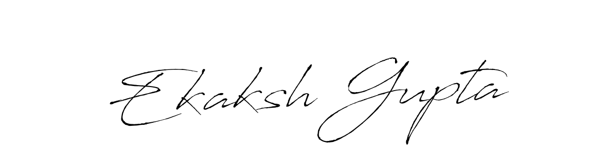 Make a beautiful signature design for name Ekaksh Gupta. With this signature (Antro_Vectra) style, you can create a handwritten signature for free. Ekaksh Gupta signature style 6 images and pictures png
