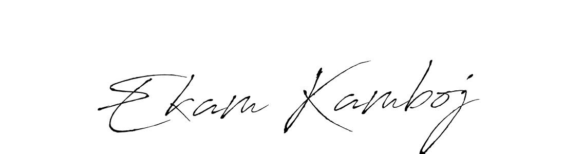 Also we have Ekam Kamboj name is the best signature style. Create professional handwritten signature collection using Antro_Vectra autograph style. Ekam Kamboj signature style 6 images and pictures png