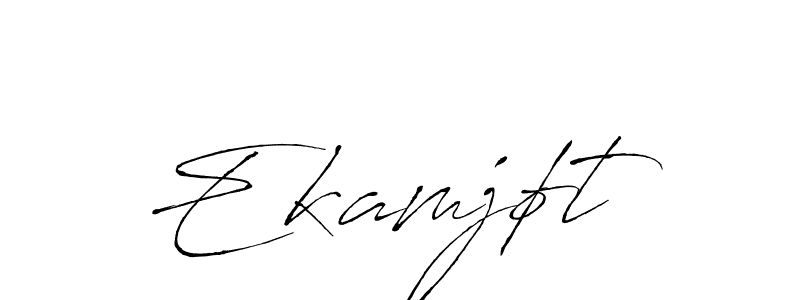 This is the best signature style for the Ekamjøt name. Also you like these signature font (Antro_Vectra). Mix name signature. Ekamjøt signature style 6 images and pictures png