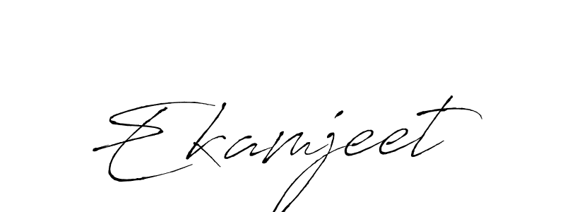 Design your own signature with our free online signature maker. With this signature software, you can create a handwritten (Antro_Vectra) signature for name Ekamjeet. Ekamjeet signature style 6 images and pictures png