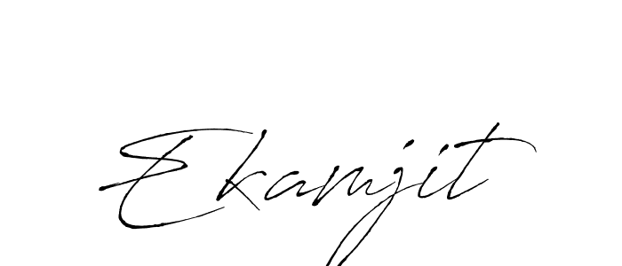 Also we have Ekamjit name is the best signature style. Create professional handwritten signature collection using Antro_Vectra autograph style. Ekamjit signature style 6 images and pictures png