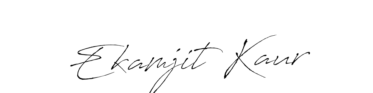 Also we have Ekamjit Kaur name is the best signature style. Create professional handwritten signature collection using Antro_Vectra autograph style. Ekamjit Kaur signature style 6 images and pictures png