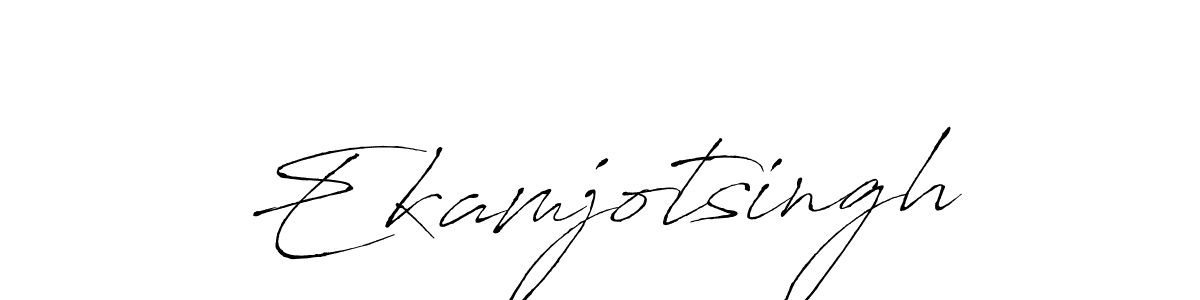 Ekamjotsingh stylish signature style. Best Handwritten Sign (Antro_Vectra) for my name. Handwritten Signature Collection Ideas for my name Ekamjotsingh. Ekamjotsingh signature style 6 images and pictures png