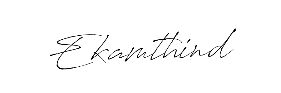 The best way (Antro_Vectra) to make a short signature is to pick only two or three words in your name. The name Ekamthind include a total of six letters. For converting this name. Ekamthind signature style 6 images and pictures png