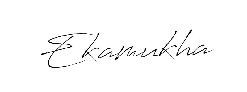 Use a signature maker to create a handwritten signature online. With this signature software, you can design (Antro_Vectra) your own signature for name Ekamukha. Ekamukha signature style 6 images and pictures png